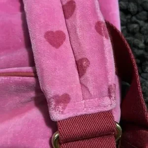 Ultra Rare Vintage Y2K Juicy Couture Pink Velour Backpack EUC Juicy Couture | Bags | Ultra Rare Vintage Y2k Juicy Couture  main image 4